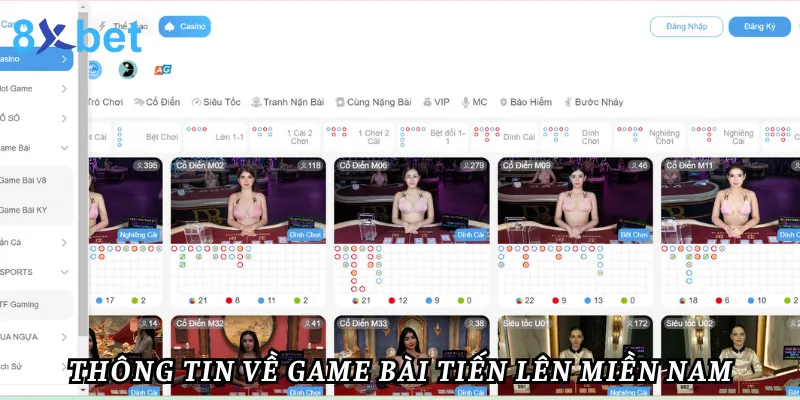 Mẹo chơi bài tiến lên miền Nam tại 8xbet thắng mọi mặt trận 1 Thông tin về game bài tiến lên miền nam 8xbet